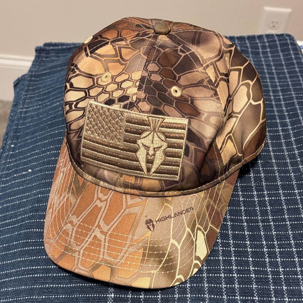 Kryptek Highlander Camo with hook & loop closure Hat Battlefield to Backcountry